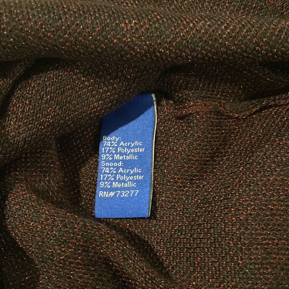 NWT Apt 9 Sparkle Wine Metallic Tunic Knit Sweater - Picture 5 of 5